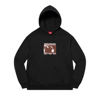 Pre-owned Supreme Dog Eat Dog Hooded Sweatshirt 'black'