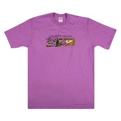 Pre-owned Supreme Dog Shit Tee 'light Purple' | Men's Size Xl