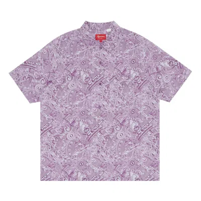 Pre-owned Supreme Dollar Short-sleeve Shirt 'purple'