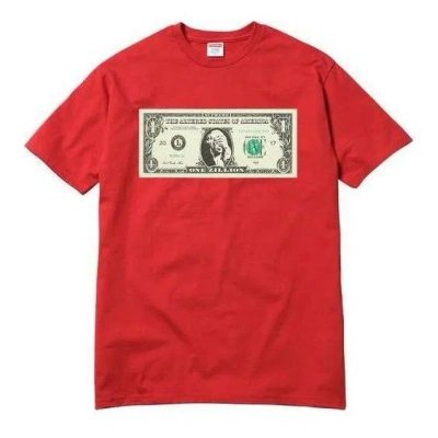 Supreme Dollar Tee 'red White'