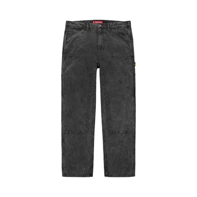Pre-owned Supreme Double Knee Corduroy Painter Pant 'black'