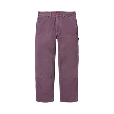 Pre-owned Supreme Double Knee Painter Pant 'dusty Purple' | Men's Size 30
