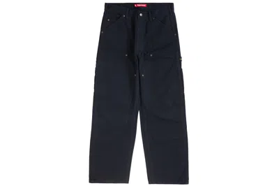 Pre-owned Supreme Double Knee Painter Pant (ss24) Black