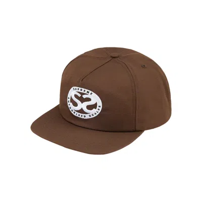 Pre-owned Supreme Double S 5-panel 'brown' | Men's Size Onesize