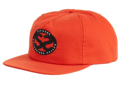 Pre-owned Supreme Double S 5panel In Orange