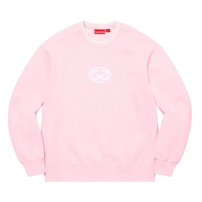Pre-owned Supreme Double S Crewneck 'light Pink' | Men's Size Xxl