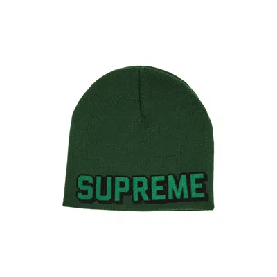 Pre-owned Supreme Dragon Beanie 'green'