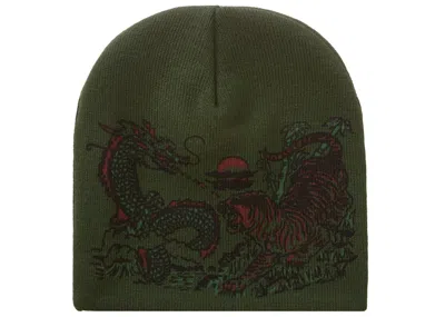 Pre-owned Supreme Dragon Beanie In Green