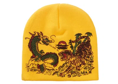 Pre-owned Supreme Dragon Beanie In Yellow