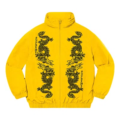 Pre-owned Supreme Dragon Track Jacket 'yellow'