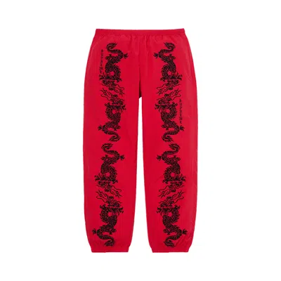 Pre-owned Supreme Dragon Track Pant 'red'