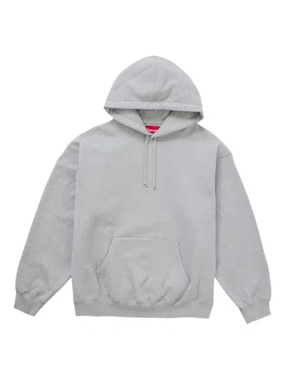 Supreme Drawstring Hoodie In Gray