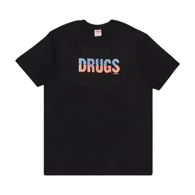 Pre-owned Supreme Drugs Tee 'black'