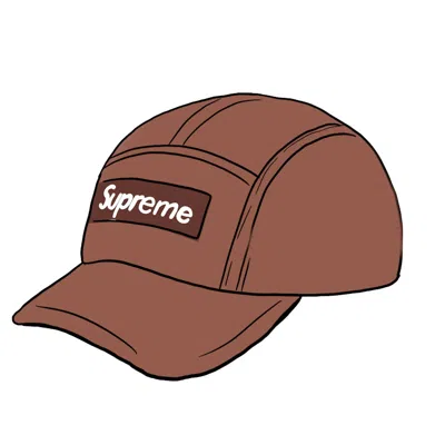 Pre-owned Supreme Dry Wax Cotton Camp Cap In Plum