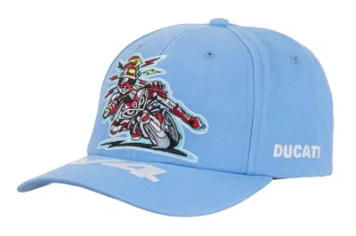 Pre-owned Supreme Ducati 6 Panel Hat Blue