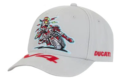 Pre-owned Supreme Ducati 6 Panel Hat Grey