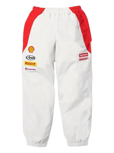 Supreme Ducati Loose-fit Trousers In White