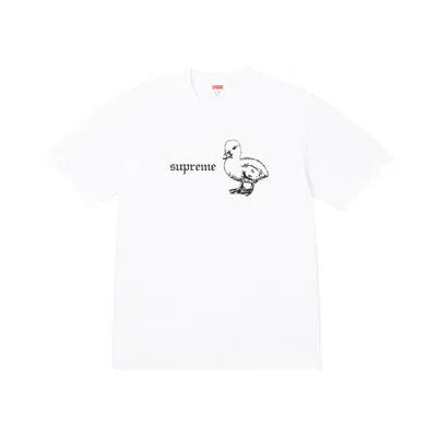 Pre-owned Supreme Duck Tee 'white' | Men's Size Xxl