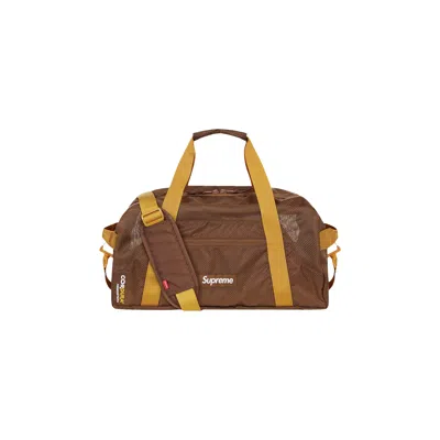 Pre-owned Supreme Duffle Bag 'brown'