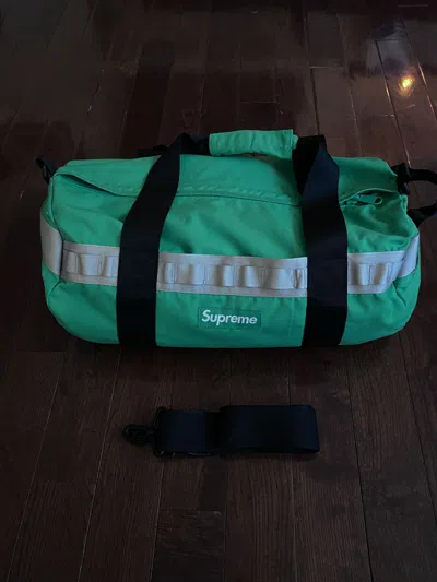 Pre-owned Supreme Duffle Bag Fw07 In Green