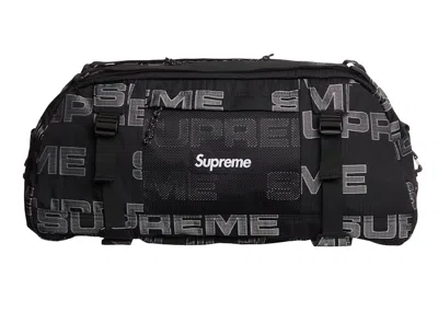 Pre-owned Supreme Duffle Bag (fw21) In Black