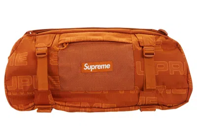 Pre-owned Supreme Duffle Bag (fw21) In Orange