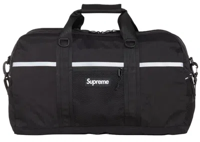 Pre-owned Supreme Duffle Bag (fw24) In Black