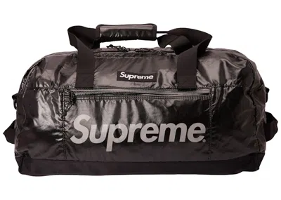 Pre-owned Supreme Duffle Bag In Black