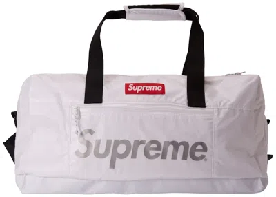 Pre-owned Supreme Duffle Bag In White