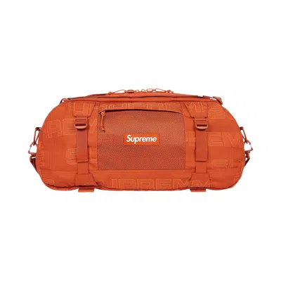 Pre-owned Supreme Duffle Bag 'orange' | Men's Size Onesize