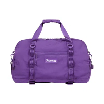 Pre-owned Supreme Duffle Bag 'purple' | Men's Size Onesize