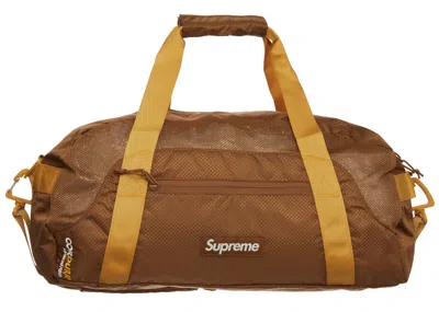 Pre-owned Supreme Duffle Bag (ss22) In Brown