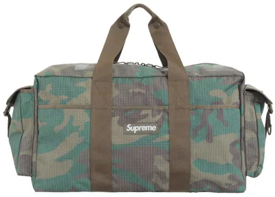 Pre-owned Supreme Duffle Bag (ss24) In Woodland Camo In Multi