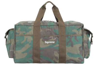 Pre-owned Supreme Duffle Bag (ss24) Woodland Camo