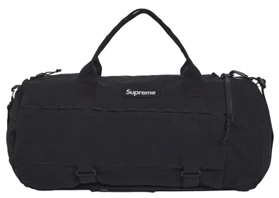 Pre-owned Supreme Duffle Bag (ss25) In Black