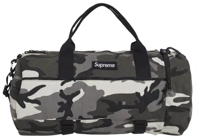 Pre-owned Supreme Duffle Bag (ss25) In Snow Camo In Multi