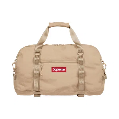 Pre-owned Supreme Duffle Bag 'tan' | Men's Size Onesize In Brown