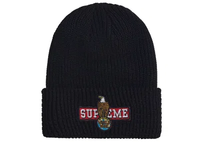 Pre-owned Supreme Eagle Beanie In Black