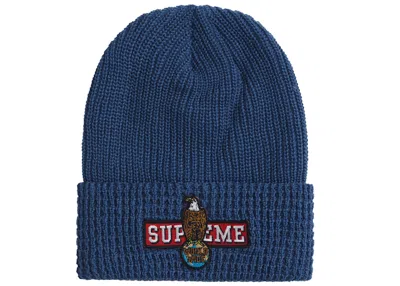 Pre-owned Supreme Eagle Beanie In Slate