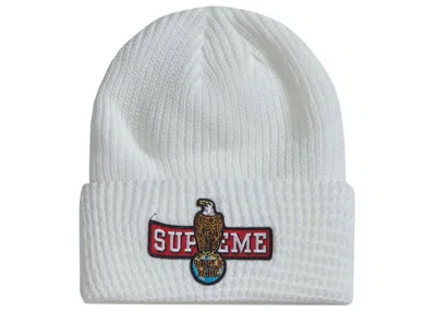 Pre-owned Supreme Eagle Beanie In White