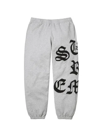 Supreme Elasticated-cuffs Track Pants In White