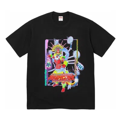 SUPREME SUPREME ELECTROMAGNETIC T-SHIRT 'BLACK'