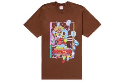 Pre-owned Supreme Electromagnetic Tee Brown