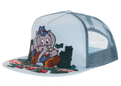 Pre-owned Supreme Elephant Mesh Back 5panel In Blue
