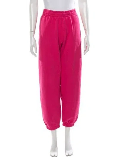 Pre-owned Supreme Embroidered Accent Sweatpants In Pink
