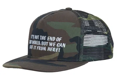 Pre-owned Supreme End Of The World Mesh Back 5panel In Woodland Camo