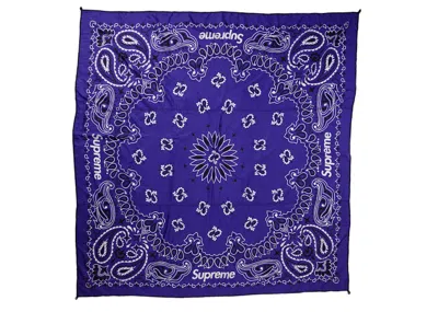Pre-owned Supreme Eno Islander Nylon Blanket In Purple