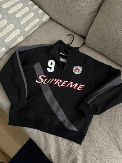 Pre-owned Supreme Equipé Half Zip Sweatshirt