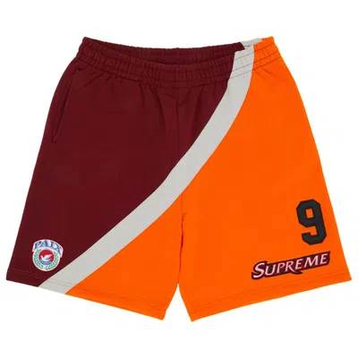 Pre-owned Supreme Equipé Sweatshort 'dark Orange' | Men's Size M
