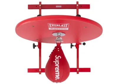 Pre-owned Supreme Everlast Speed Bag & Platform In Red